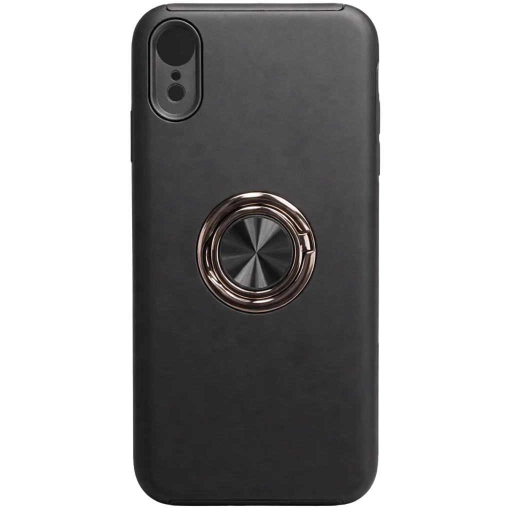 Strong Magnetic Ring Iphone XR  Black Case