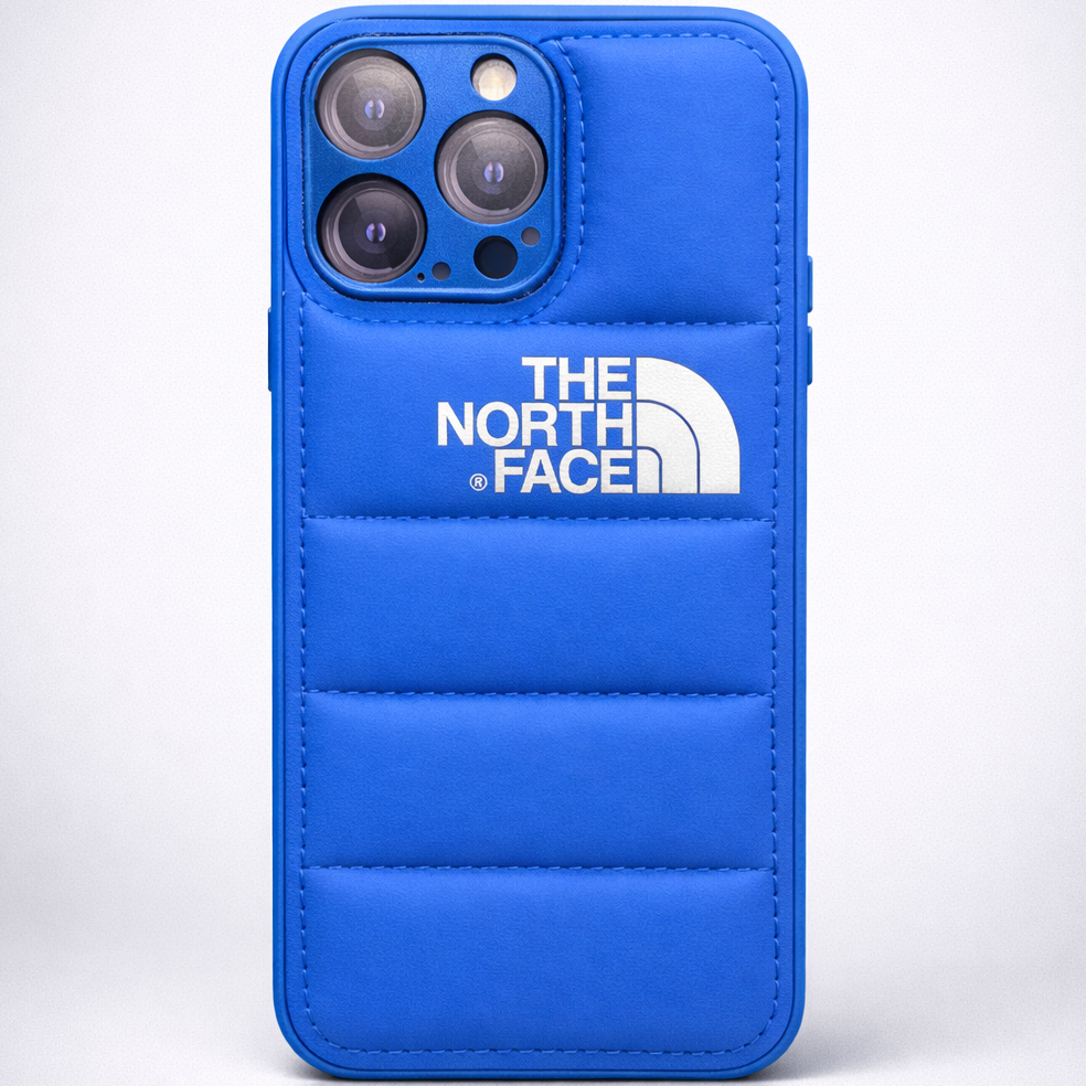 Puffer Iphone 15 pro max case blue