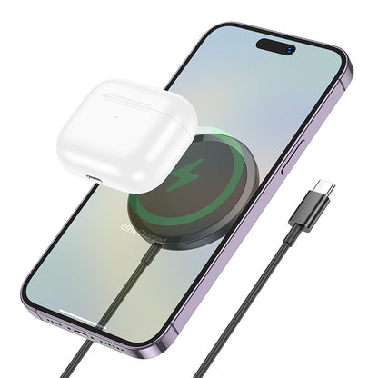 HOCO CW52 Enjoy magnetic wireless fast charging Black