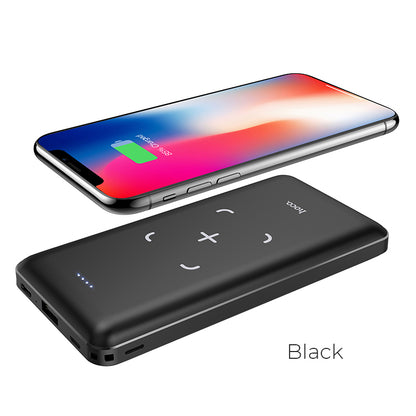 J50 Surf wireless charging mobile power bank(10000mAh) Black