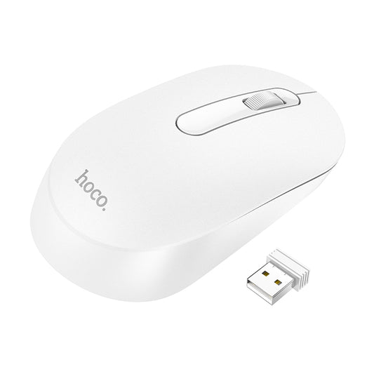 HOCO GM14 Platinum 2.4G business wireless mouse white