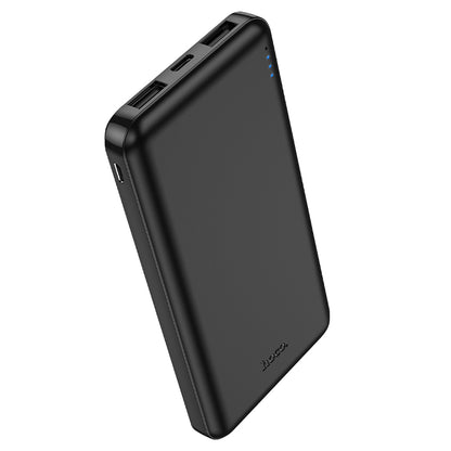 Hoco J100 10000mAh Ultra-Thin Power Bank - Black