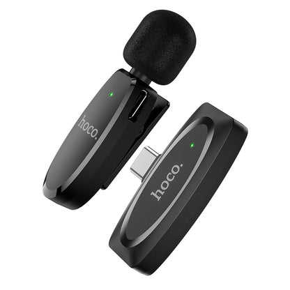 L15 Type-C Crystal lavalier wireless digital microphone black