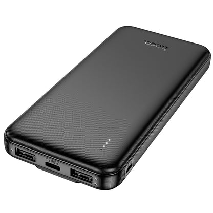 HOCO J118 Speed energy power bank with cable(10000mAh) black