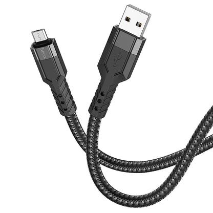HOCO U110 Micro charging data cable black