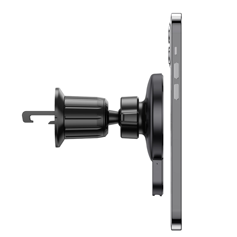 HOCO CA85 Ultra-fast magnetic wireless charging car holder black