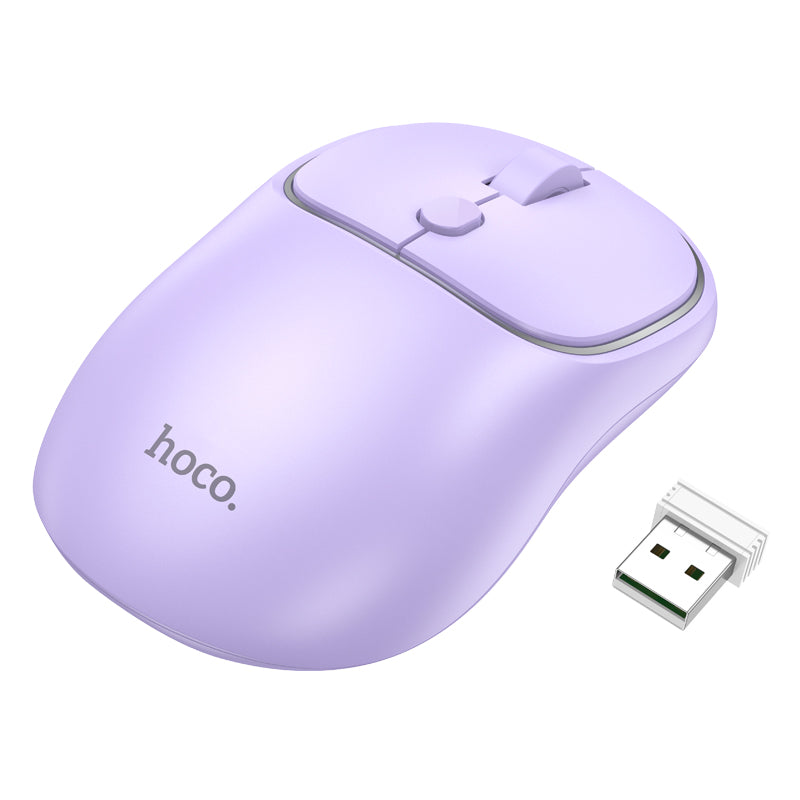 HOCO GM25 Royal dual-mode business wireless mouse romantic purple