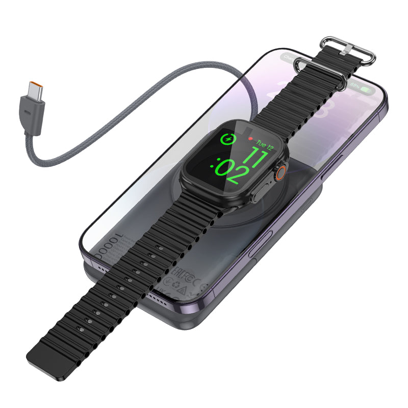 Hoco Q43 10000mAh Magnetic Power Bank - Grey