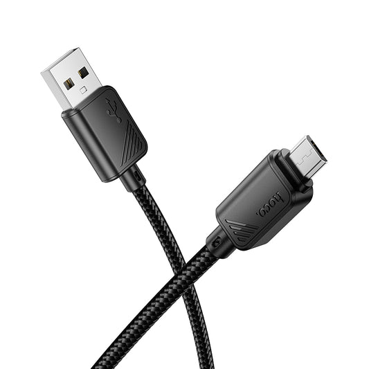 HOCO X113 Beneficio charging data cable Micro black