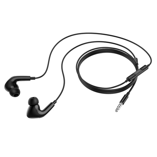 HOCO M101 Pro Crystal sound wire-controlled earphones with microphone black