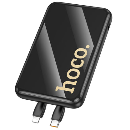 HOCO Q37 Graceful 22.5W+PD20W power bank with two cables(10000mAh) black