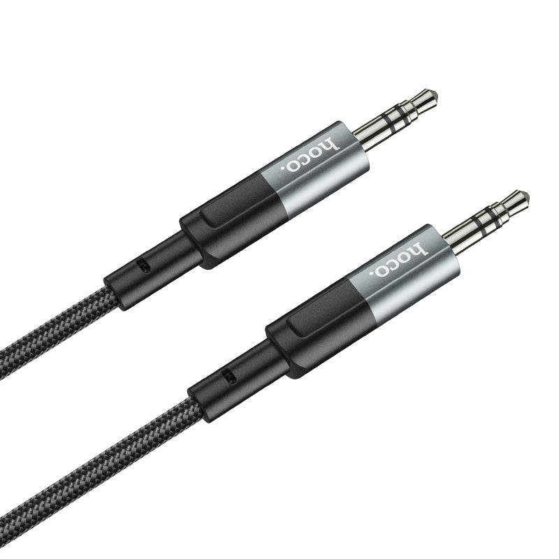 HOCO UPA23 AUX audio cable metal gray