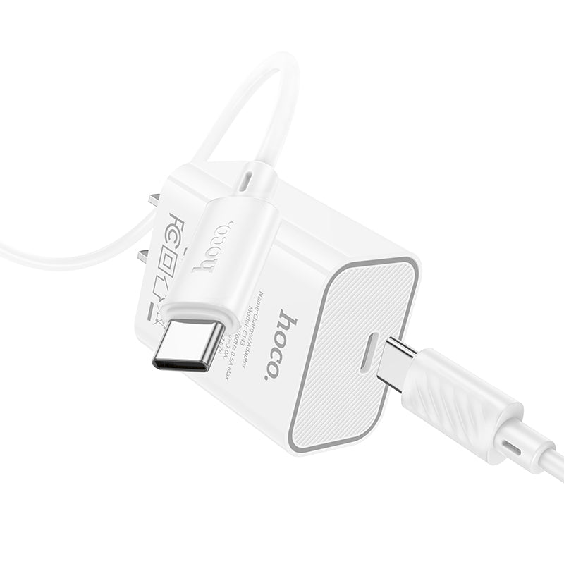 HOCO C143 PD20W Charger + C To C Cable Combo