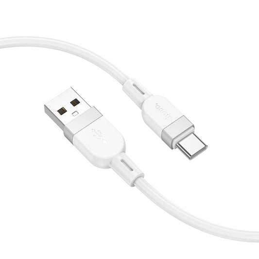 HOCO X109 Energy silicone charging data cable Type-C(L=1M) white