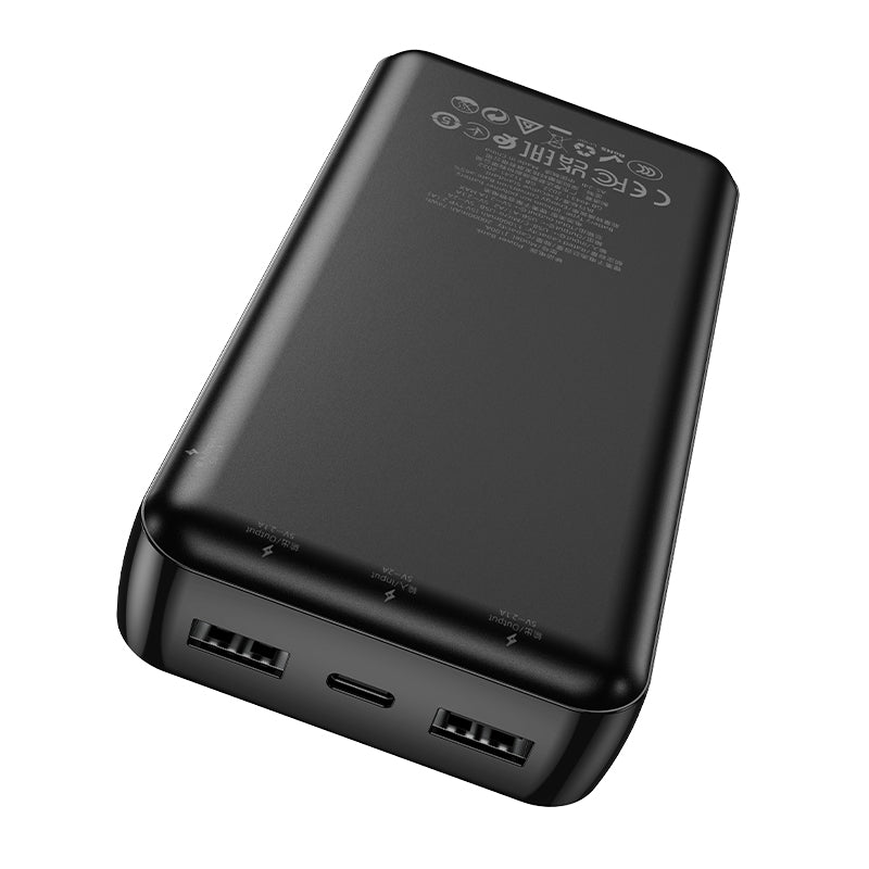 Hoco J100A 20000mAh Fast Charge Power Bank - Black
