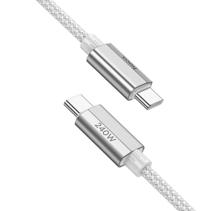 HOCO U134 Primero 240W charging data cable Type-C to Type-C(L=1.8M) gray