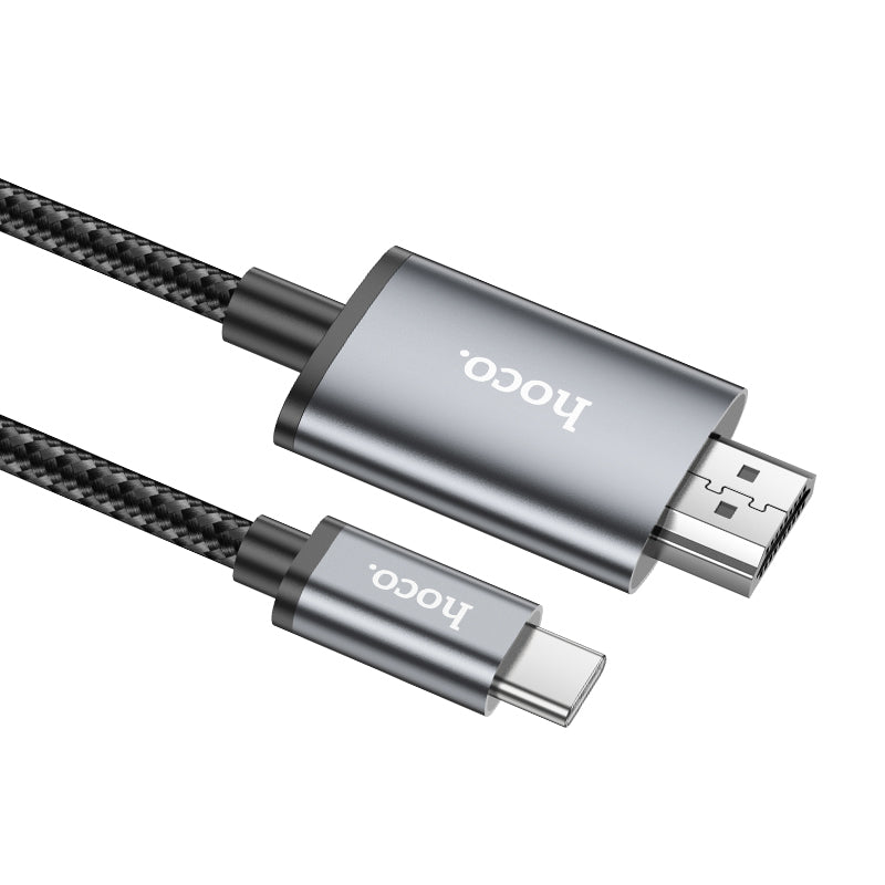 UA27 HD on-screen cable Type-C to HDTV-Metal Grey