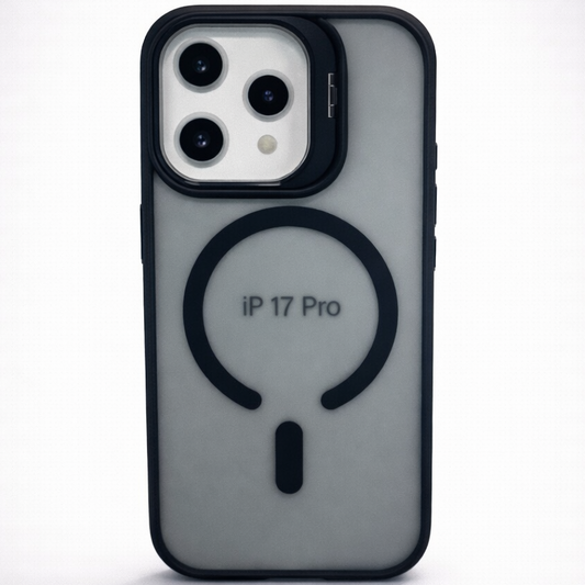 Metal CamStand iPhone 17 Pro Case Black