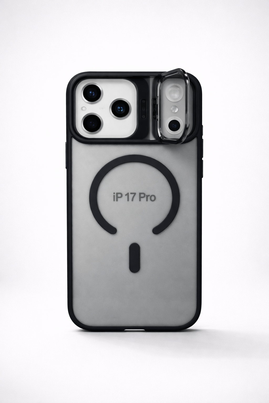 Metal CamStand iPhone 17 Pro Case Black