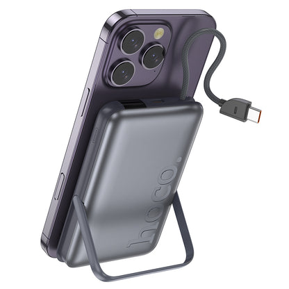 Hoco Q43 10000mAh Magnetic Power Bank - Silver