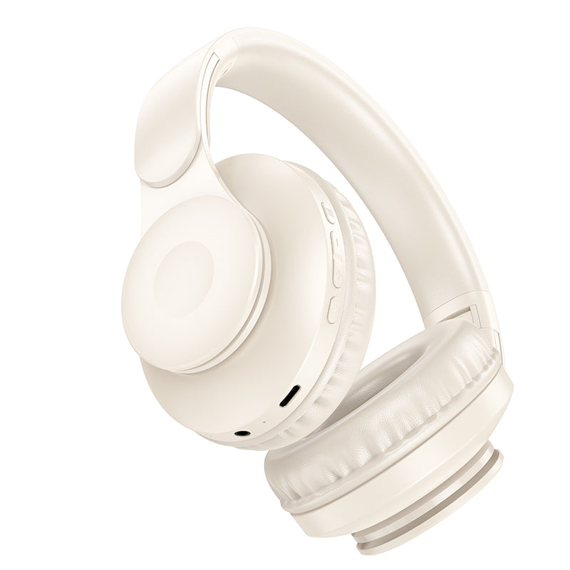 W45 Enjoy BT headset milky white
