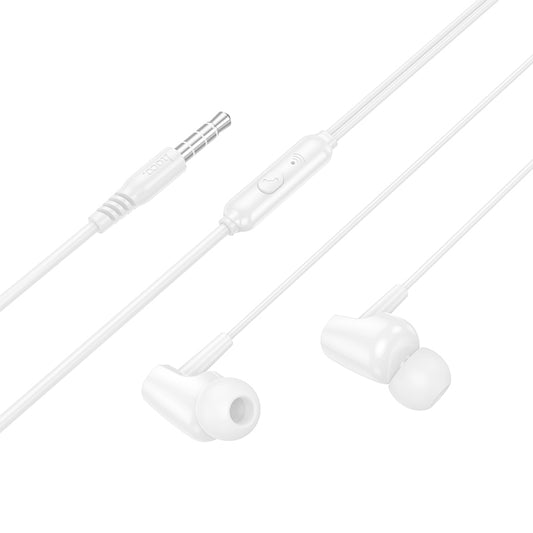 HOCO M112 Story universal earphones with microphone white