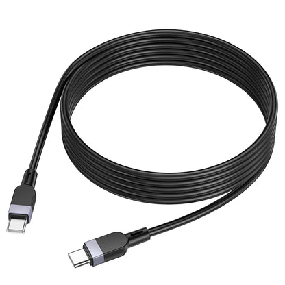 HOCO X109 Energy 60W silicone charging data cable C to C(L=2M) black