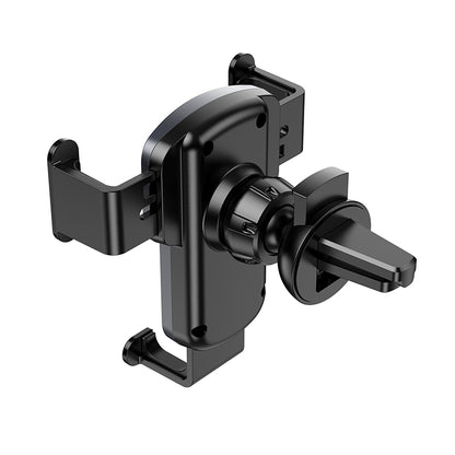 HOCO CA103 vertical and horizontal air outlet gravity car holder black metal gray