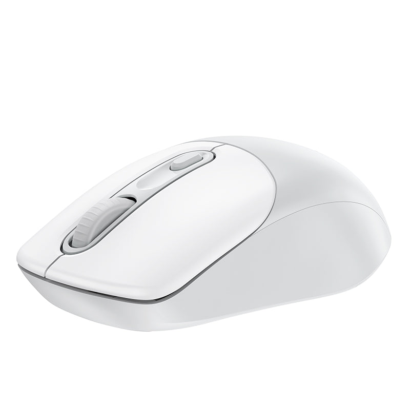 HOCO GM28 2.4G business wireless mouse white gray
