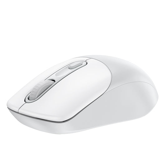 HOCO GM28 2.4G business wireless mouse white gray
