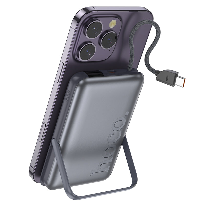 Hoco Q43 10000mAh Magnetic Power Bank - Grey
