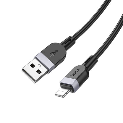 HOCO X109 Energy silicone charging data cable iP(L=1M) black