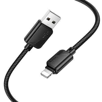 HOCO X113 Beneficio charging data cable iP black