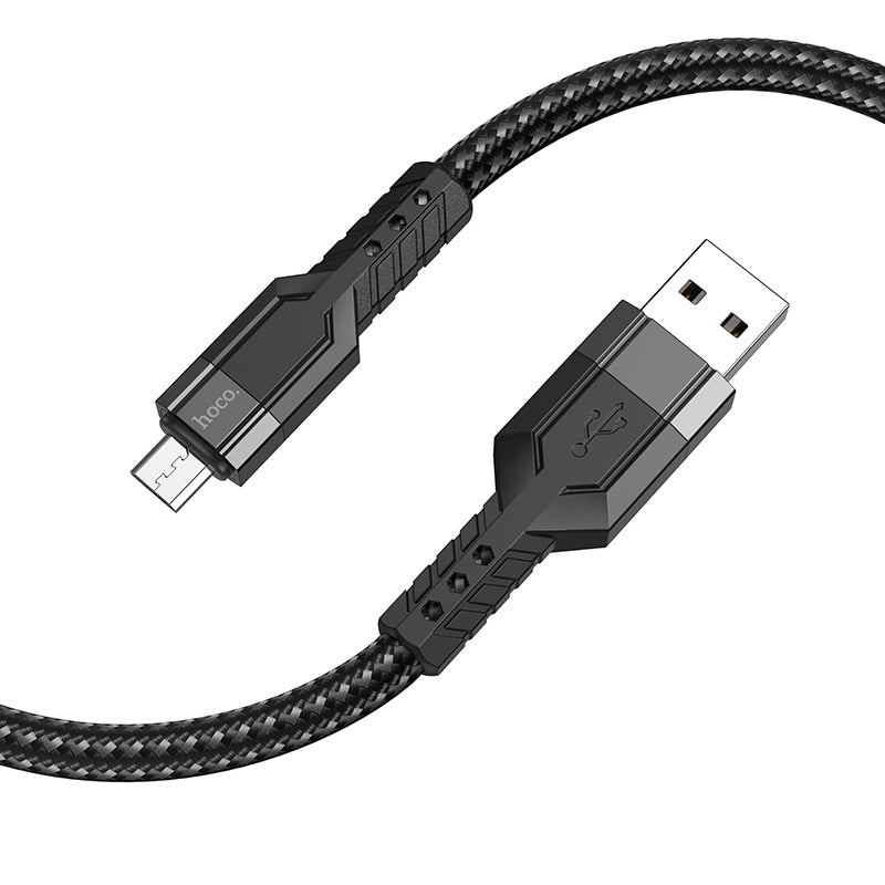 HOCO U110 Micro charging data cable black