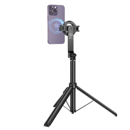 HOCO K25 Sherkhan magnetic aluminum alloy live broadcast holder black