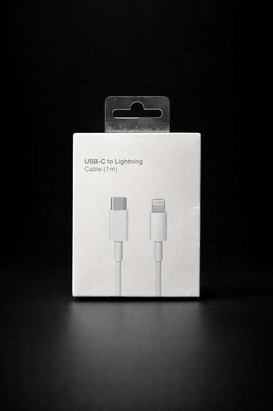 Premium Type-C to Lightning 1M Cable iP No Logo Box White