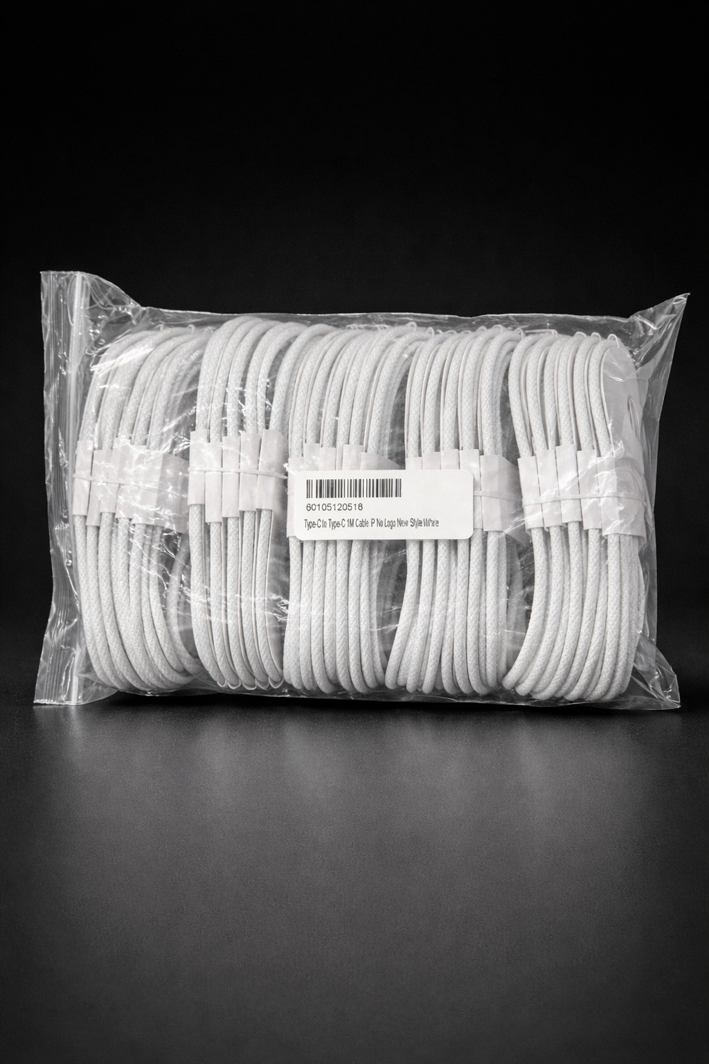 Type-C to Type C 1M Cable iP No Logo New Style White