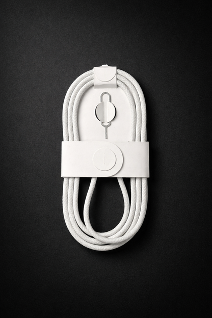Type-C to Type C 1M Cable iP No Logo New Style White