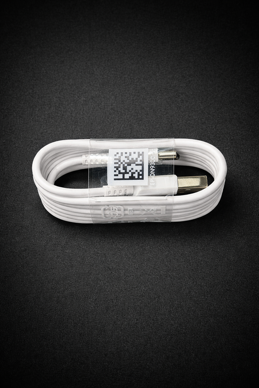 AM USB to Type-C 1M Cable Samsung No Logo Loose White
