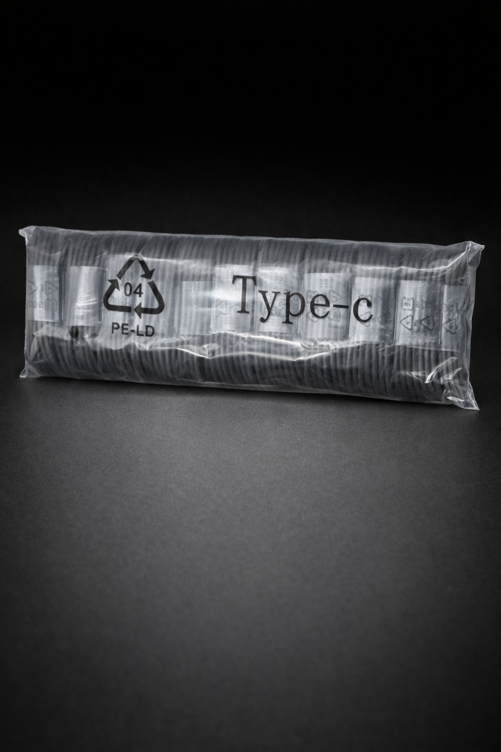 AM USB to Type-C 1M Cable Samsung No Logo Loose Black