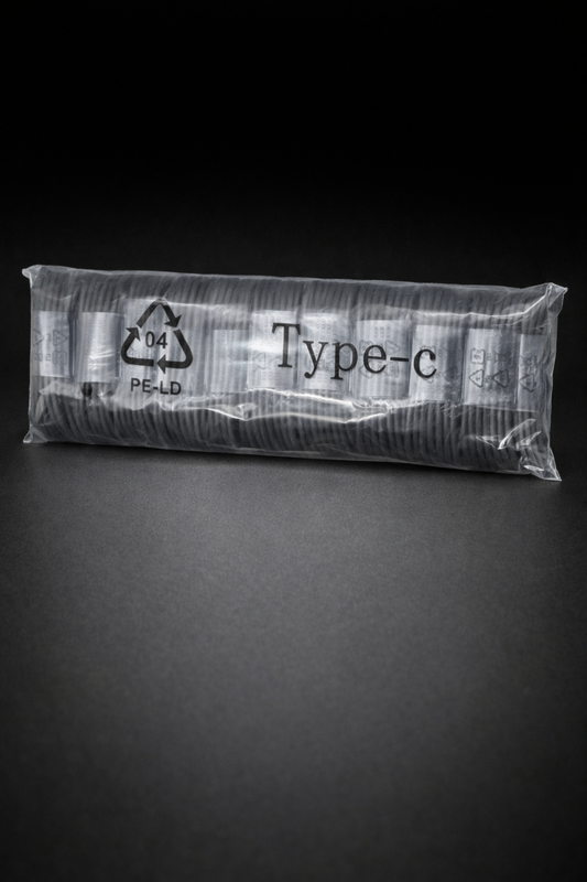 AM USB to Type-C 1M Cable Samsung No Logo Loose Black