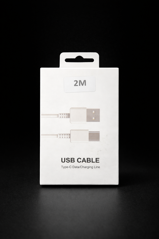 USB to Type-C 2M Cable Samsung No Logo Box White
