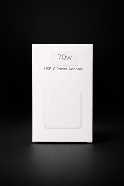 70W Power Adapter Wall Charger IP MAC No Logo Box White