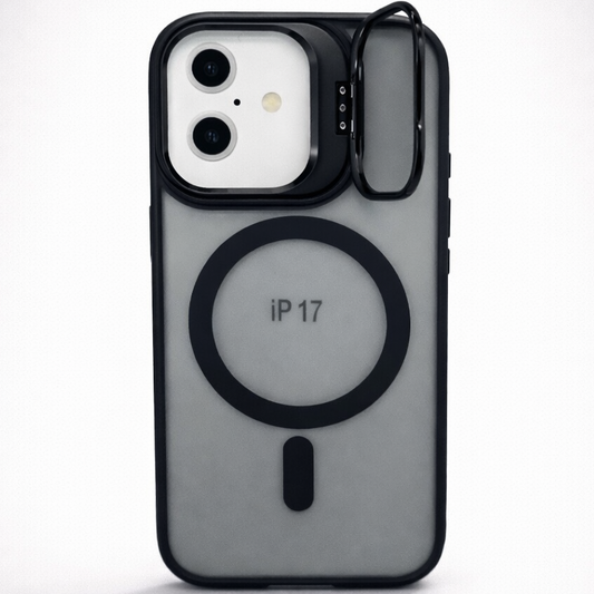Metal CamStand iPhone 17 Case Black