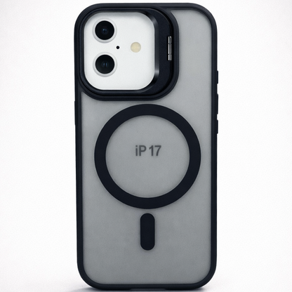 Metal CamStand iPhone 17 Case Black