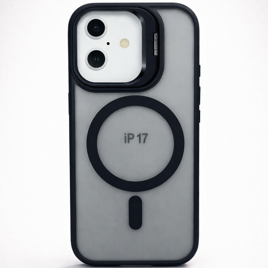 Metal CamStand iPhone 17 Case Black