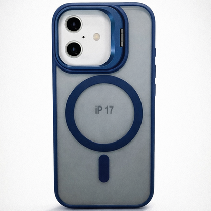 Metal CamStand iPhone 17 Case Blue