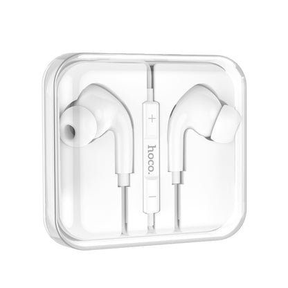 M101 Pro Crystal sound wire-controlled earphones with microphone-White