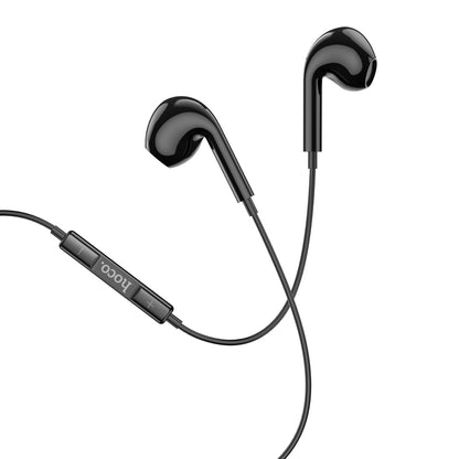 HOCO M101 Max Crystal grace Type-C wire-controled digital earphones with microphone Black