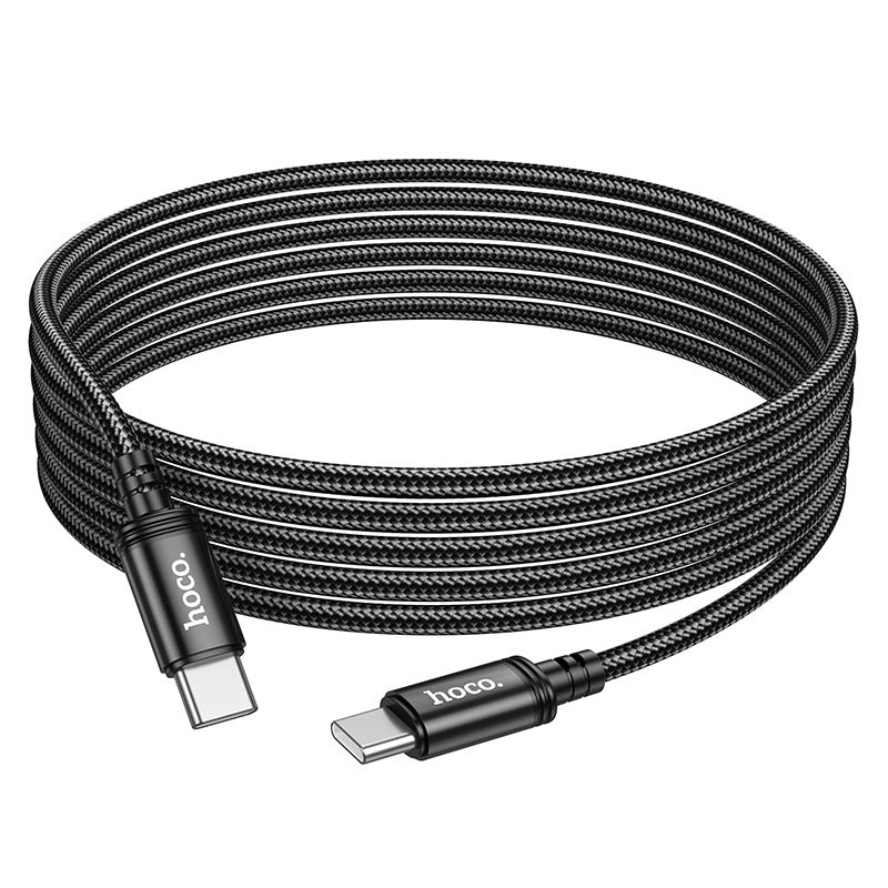 HOCO X91 Radiance 60W charging data cable for Type-C to Type-C(L=3M) black